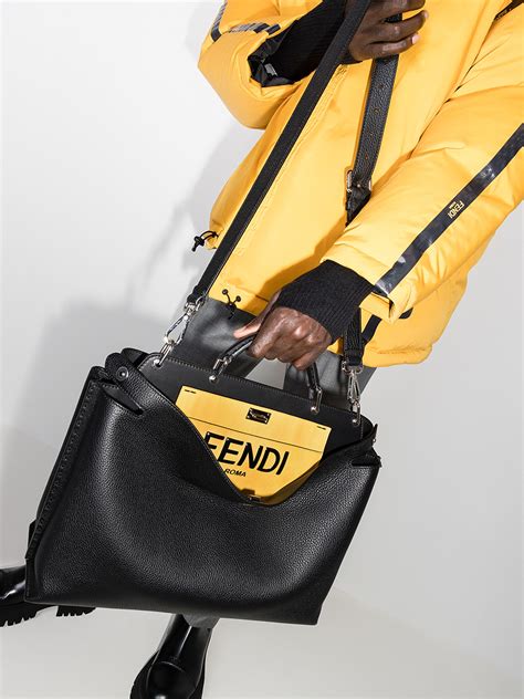 fendi peekaboo leather type|peekaboo bag.